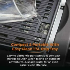 Tower Standing Electric BBQ Grill - Black -OUTSUNNY Shop T14049BMR 07