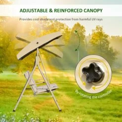 Outsunny 3 Seater Swing Bench -OUTSUNNY Shop T7J7a817dc3540639