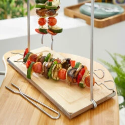 Tower BBQ Hanging Skewers With Stand 6 Piece 13 Tower BBQ Hanging Skewers With Stand 6 Piece -OUTSUNNY Shop T932012 05