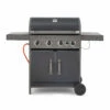 Tower Stealth 4000 Four Burner BBQ W/ Side Burner - Black