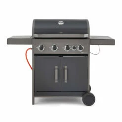 Tower Stealth 4000 Four Burner BBQ W/ Side Burner - Black