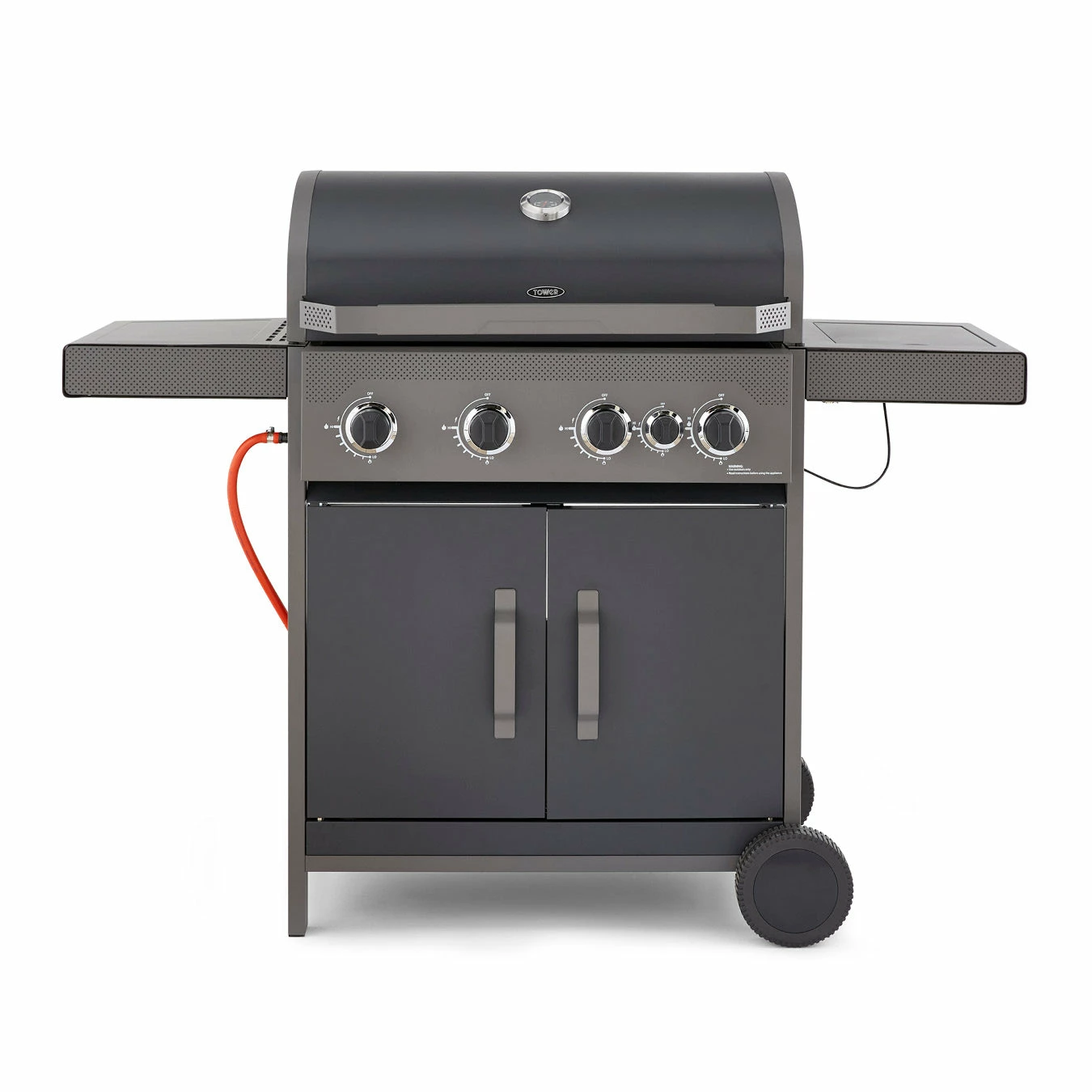 Tower Stealth 4000 Four Burner BBQ W/ Side Burner - Black 3 Tower Stealth 4000 Four Burner BBQ W/ Side Burner - Black
