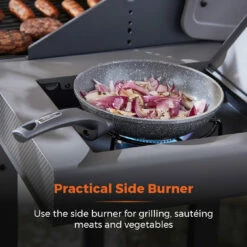 Tower Stealth 4000 Four Burner BBQ W/ Side Burner - Black 23 Tower Stealth 4000 Four Burner BBQ W/ Side Burner - Black -OUTSUNNY Shop T978502 05