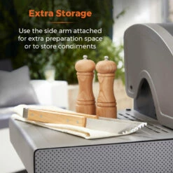 Tower Stealth 4000 Four Burner BBQ W/ Side Burner - Black 24 Tower Stealth 4000 Four Burner BBQ W/ Side Burner - Black -OUTSUNNY Shop T978502 06