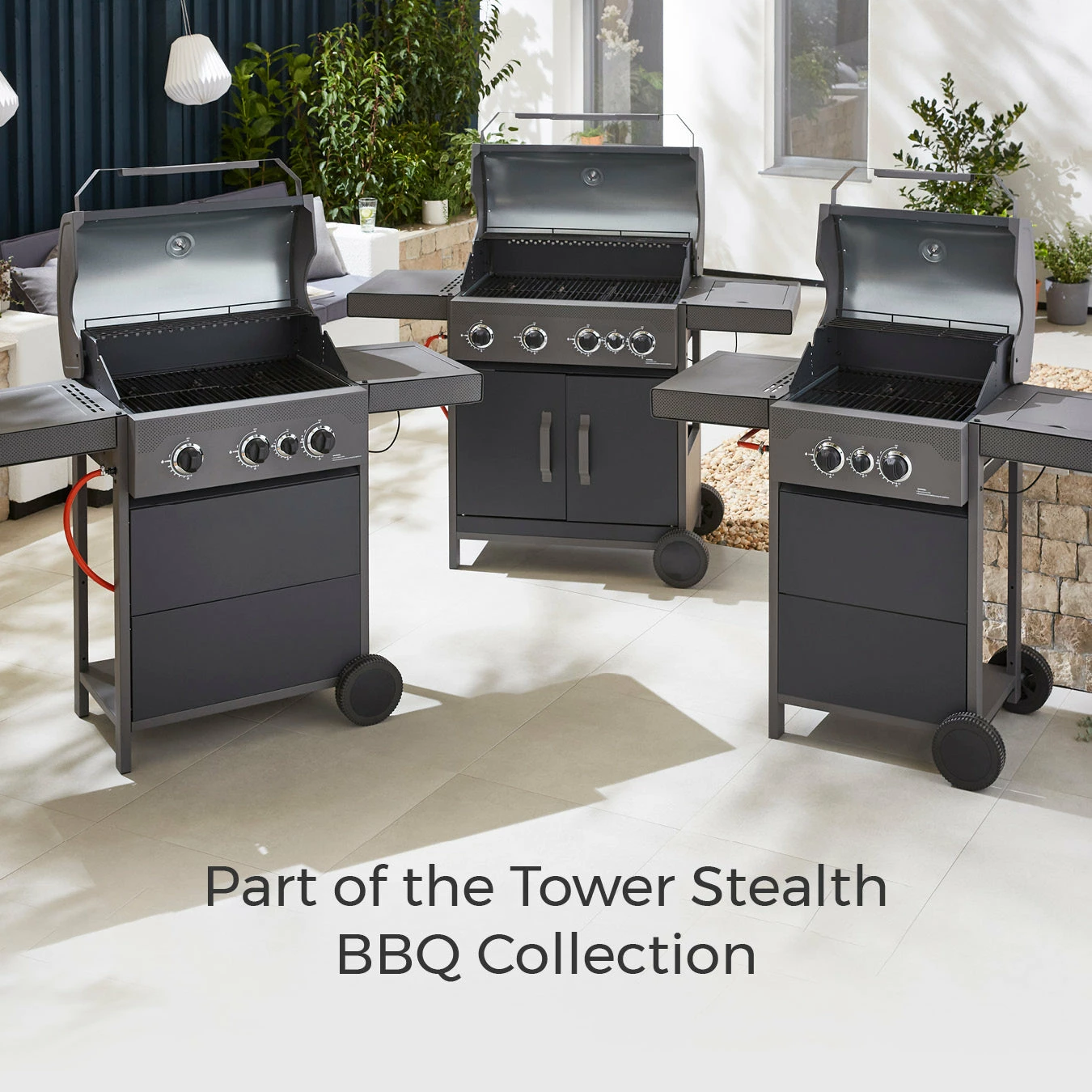 Tower Stealth 4000 Four Burner BBQ W/ Side Burner - Black 15 Tower Stealth 4000 Four Burner BBQ W/ Side Burner - Black - Image 13