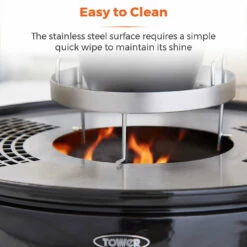 Tower Sphere BBQ Pit 'N' Grill - Black 20 Tower Sphere BBQ Pit 'N' Grill - Black -OUTSUNNY Shop T978512 06