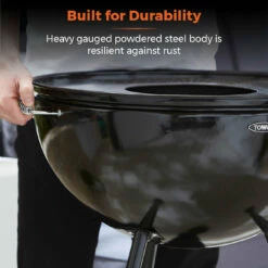 Tower Sphere BBQ Pit 'N' Grill - Black 21 Tower Sphere BBQ Pit 'N' Grill - Black -OUTSUNNY Shop T978512 07