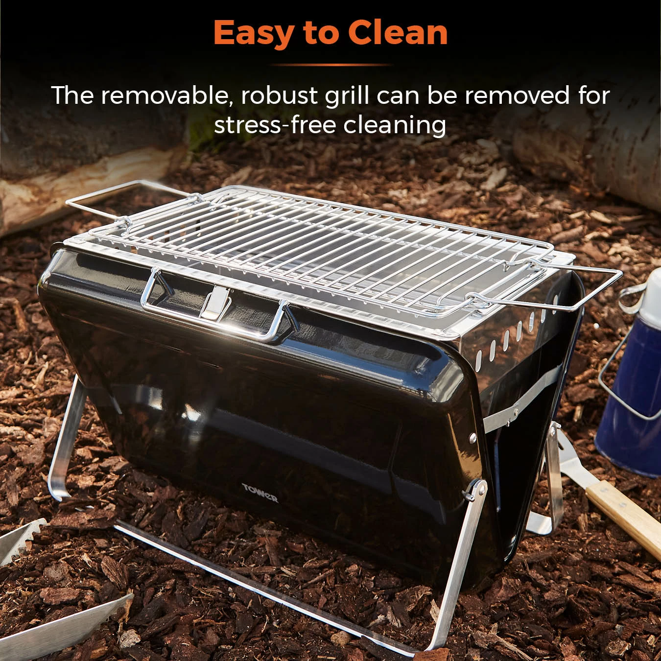 Tower BBQ Day Tripper - Black 9 Tower BBQ Day Tripper - Black - Image 7