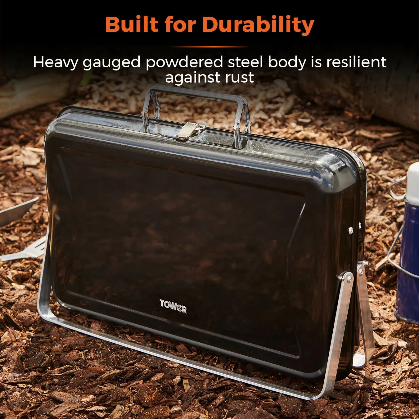Tower BBQ Day Tripper - Black 10 Tower BBQ Day Tripper - Black - Image 8