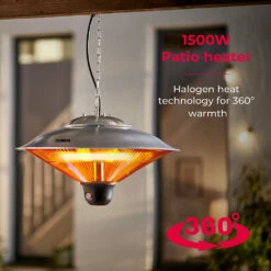 Tower Astro 1.5KW Hanging Patio Heater -OUTSUNNY Shop T978520 03