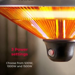 Tower Astro 1.5KW Hanging Patio Heater -OUTSUNNY Shop T978520 04