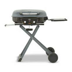 Tower Tourer Two Burner Portable Gas BBQ - Grey