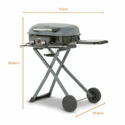 Tower Tourer Two Burner Portable Gas BBQ - Grey -OUTSUNNY Shop T978522 08