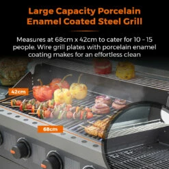 Tower Stealth Plus Four Burner BBQ -OUTSUNNY Shop T978524 04