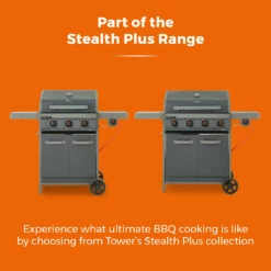 Tower Stealth Plus Four Burner BBQ -OUTSUNNY Shop T978524 09
