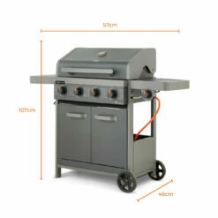 Tower Stealth Plus Four Burner BBQ -OUTSUNNY Shop T978524 10