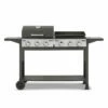 Tower Goucho BBQ And Plancha - Black -OUTSUNNY Shop T978544