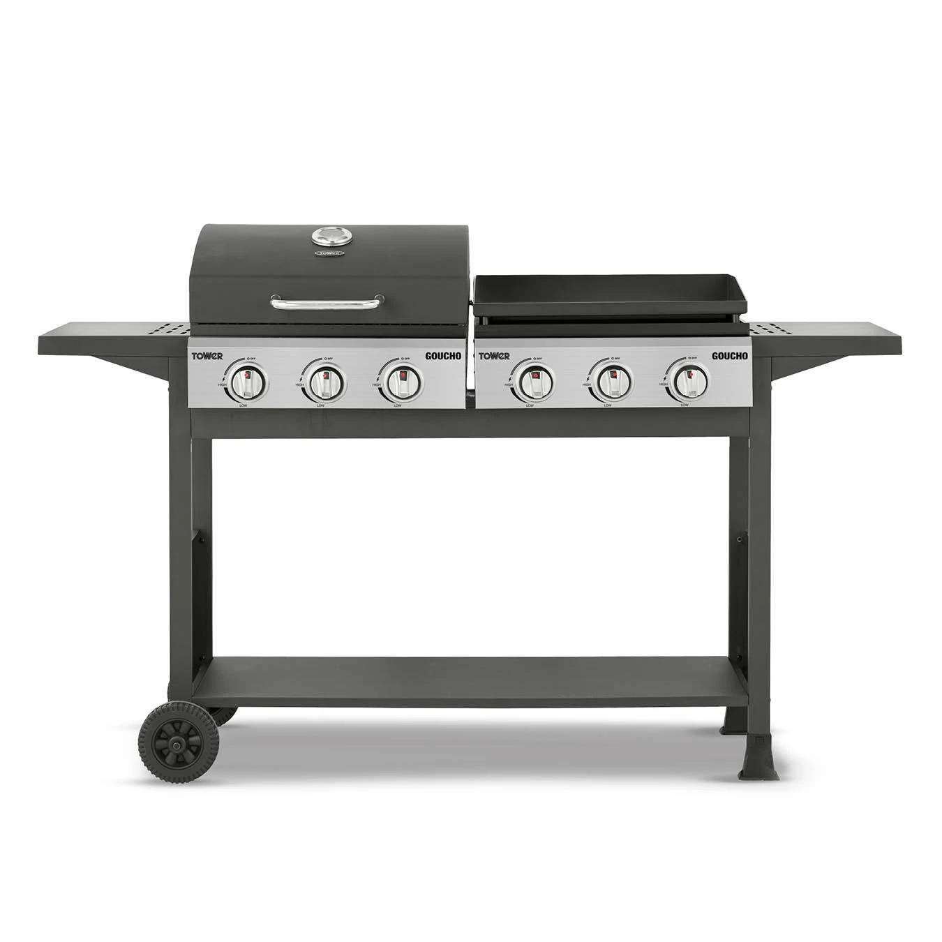 Tower Goucho BBQ And Plancha - Black 3 Tower Goucho BBQ And Plancha - Black