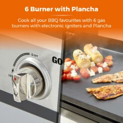 Tower Goucho BBQ And Plancha - Black 14 Tower Goucho BBQ And Plancha - Black -OUTSUNNY Shop T978544 03