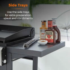 Tower Goucho BBQ And Plancha - Black 18 Tower Goucho BBQ And Plancha - Black -OUTSUNNY Shop T978544 07