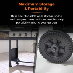 Tower Goucho BBQ And Plancha - Black 19 Tower Goucho BBQ And Plancha - Black -OUTSUNNY Shop T978544 08