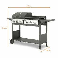 Tower Goucho BBQ And Plancha - Black 20 Tower Goucho BBQ And Plancha - Black -OUTSUNNY Shop T978544 09