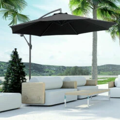 Outsunny Cantilever Banana Parasol 3m - Black -OUTSUNNY Shop TAl6ff182a12c6128 jpg