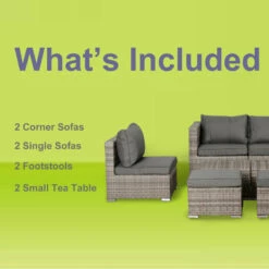 Outsunny Rattan Sofa Set 6 Seater 8 Piece - Grey -OUTSUNNY Shop Ti4b1017eecc294bf jpg