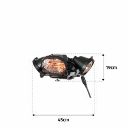 La Hacienda Heater - Heatmaster Popular -OUTSUNNY Shop U3 R20 Dimensions