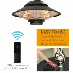 Outsunny 1500W Electric Patio Heater Hanging Heater -OUTSUNNY Shop U4ba0917edc655417 34fefb62 627a 4bd6 8ee6 be51bc7e23e6