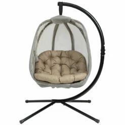 Outsunny Hanging Egg Chair Khaki -OUTSUNNY Shop UDvdaa1801c81fd3d jpg