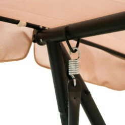 Outsunny 2-in-1 Garden Swing Chair - Light Brown -OUTSUNNY Shop UbDd4d188fbaaea2c jpg