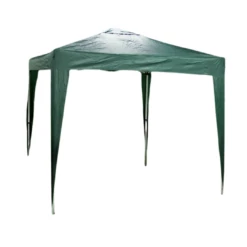 Silver & Stone Outdoor Pop Up Garden Gazebo 3m X 3m - Green