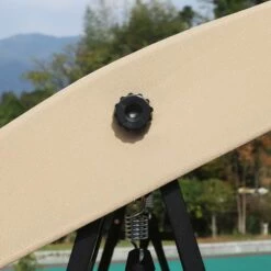 Outsunny 2 Seater Garden Outdoor Swing Chair Lounger Hammock Bench W/ Steel Frame Cushions Adjustable Tilting Canopy Patio Beige -OUTSUNNY Shop V1S17e17dc1273722 84afe9d8 4186 4d79 a1f5 5d4fd113a628