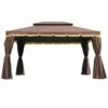 Outsunny Garden Gazebo - Brown -OUTSUNNY Shop VIP60217dc39d3c68