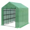 Outsunny Poly Tunnel Wallk-in Greenhouse Cover Shelves Garden Plant House 8ft X 6ft X 7ft -OUTSUNNY Shop VyI98a17edc60a6b4 jpg