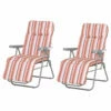 Outsunny Sun Loungers Set Folding - Orange/Brown -OUTSUNNY Shop WnF98a17f6895cbec