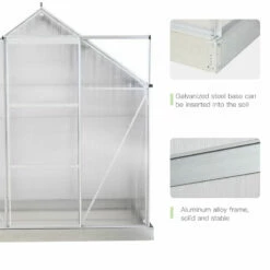 Outsunny Walk-In Greenhouse 6 X 4 Ft -OUTSUNNY Shop X5h7561813be1e050 jpg