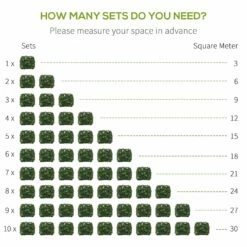 Outsunny Faux Green Floral Wall Trellis - 12 Pieces 16 Outsunny Faux Green Floral Wall Trellis - 12 Pieces -OUTSUNNY Shop XTD96c17e2f02ca91 3091b84f 1dcc 464c 81cf 708f4f40a8d9