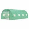 Outsunny Greenhouse Tunnel 6 X 3 M - Green -OUTSUNNY Shop Xx798a17f0653fc54 jpg