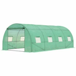 Outsunny Greenhouse Tunnel 6 X 3 M - Green