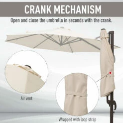 Outsunny Cantilever Parasol 3m - Beige 19 Outsunny Cantilever Parasol 3m - Beige -OUTSUNNY Shop YaQ7561813d5badf2 jpg