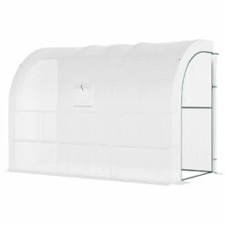 Outsunny Lean To Greenhouse 300 X 150 X 213 Cm - White 23 Outsunny Lean To Greenhouse 300 X 150 X 213 Cm - White -OUTSUNNY Shop YqOdaa186bb744f8c jpg