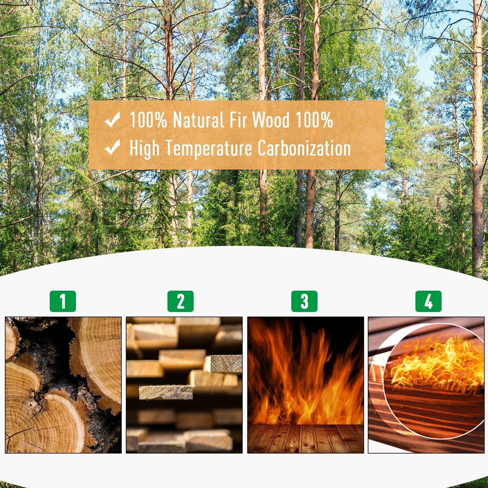 Outsunny Wooden Raised Garden Bed Planter 80 X 80cm 9 Outsunny Wooden Raised Garden Bed Planter 80 X 80cm - Image 7