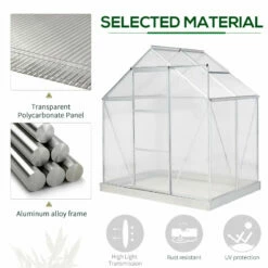 Outsunny Walk-In Greenhouse 6 X 4 Ft -OUTSUNNY Shop ZIX88c1813be1e050 jpg