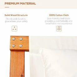 Outsunny Garden Day Rocking Bed Sun Lounger Patio Furniture Hammock With Pillows Wood -OUTSUNNY Shop ZJp75717dc5d4e56e 95c2495a 32ae 4307 bf81 ce91a5c3ee52