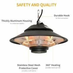 Outsunny 1500W Electric Patio Heater Hanging Heater -OUTSUNNY Shop ZPFb1017edc655417 076a64d2 18e2 4bc5 88da b07829b47697