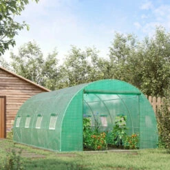 Outsunny Greenhouse Tunnel 6 X 3 M - Green 22 Outsunny Greenhouse Tunnel 6 X 3 M - Green -OUTSUNNY Shop aWM6ff17f0653fc54 jpg
