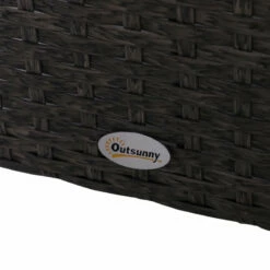 Outsunny Outdoor Rattan 2 Seater With Footstools - Dark Grey -OUTSUNNY Shop cv13d617eecc299ca jpg