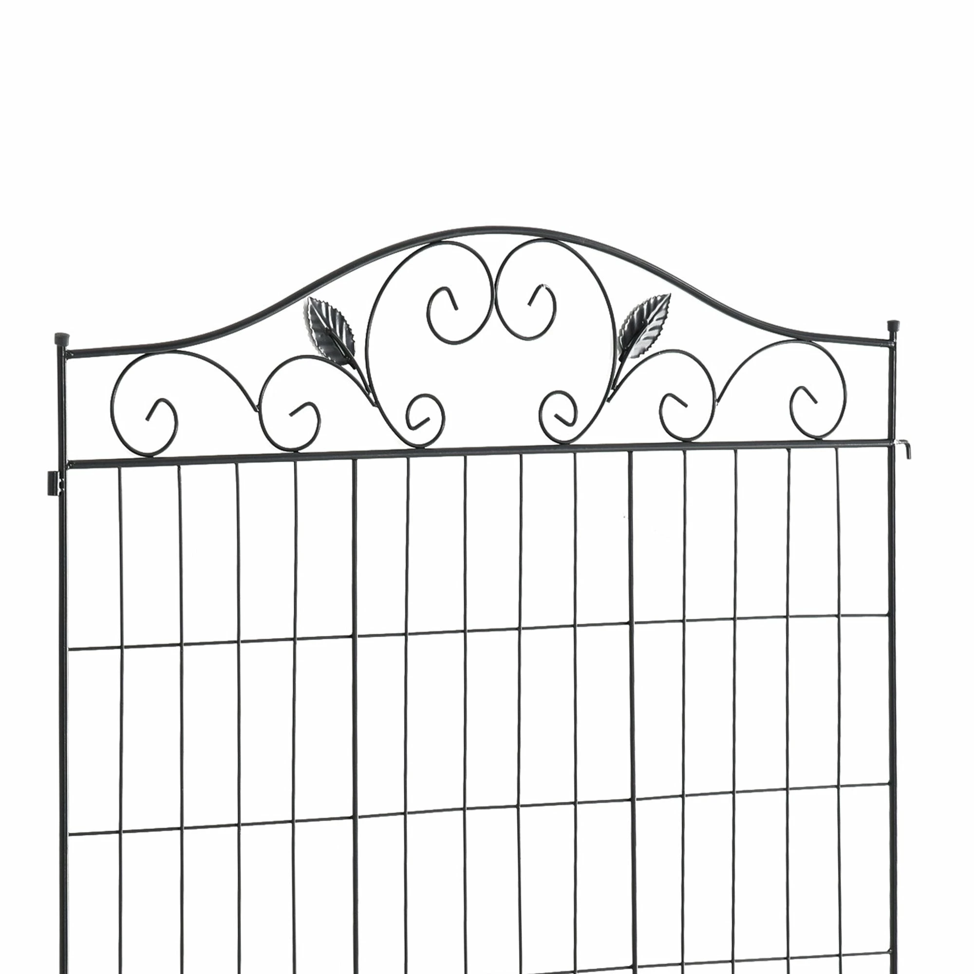Outsunny Garden Decorative Fence Panels 44in X 12ft 10 Outsunny Garden Decorative Fence Panels 44in X 12ft - Image 8
